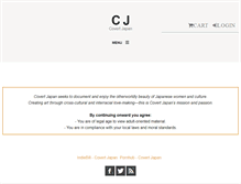 Tablet Screenshot of covertjapan.com